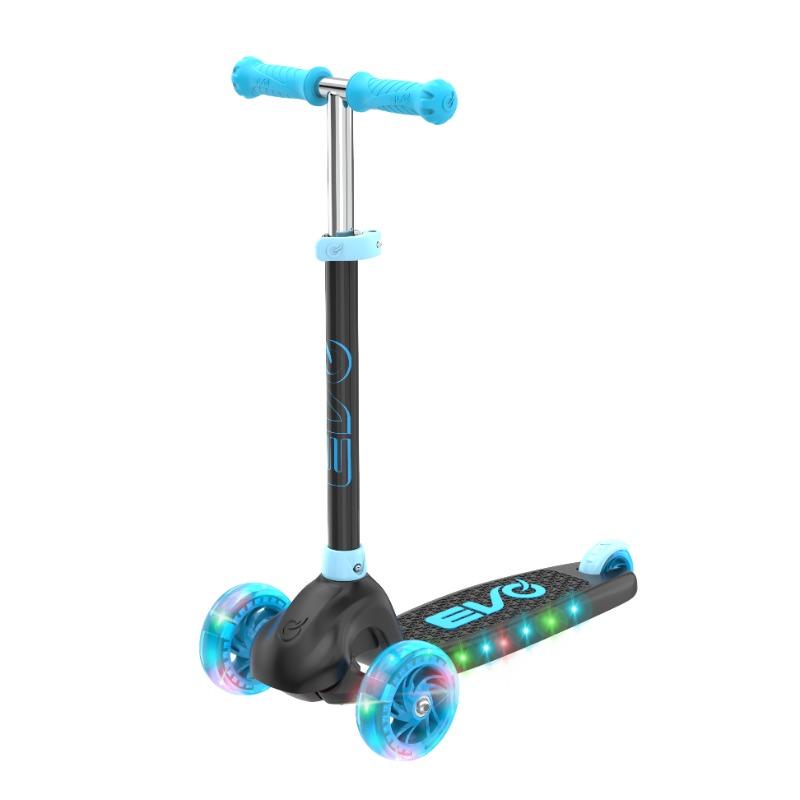 Evo Eclipse - 3 Wheels Scooter Baby Blue - Black