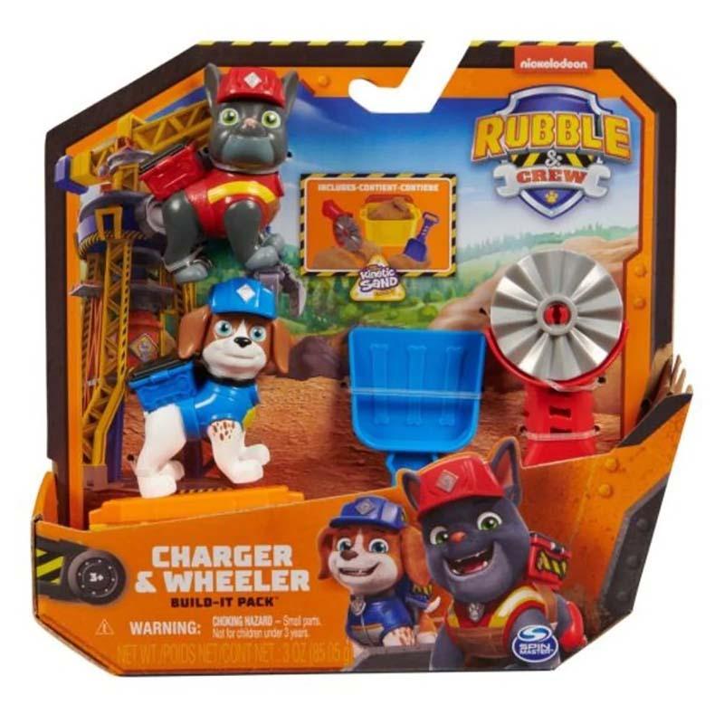 Paw Patrol Rubblr & Crew 2 Figure Build It Pack