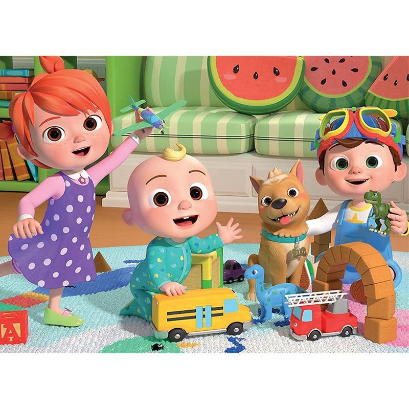 Cocomelon Maxi Floor Puzzle Double Face 2 In 1 - 24 Pcs