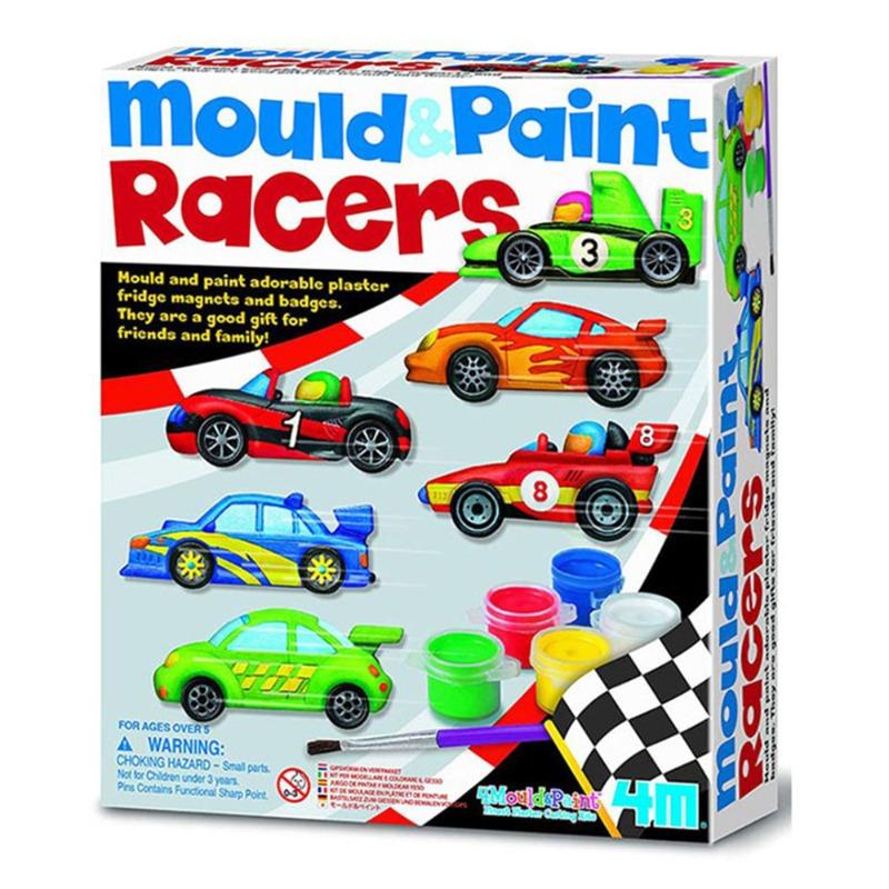 4M Mould and Paint Racers Arts and Crafts Toy