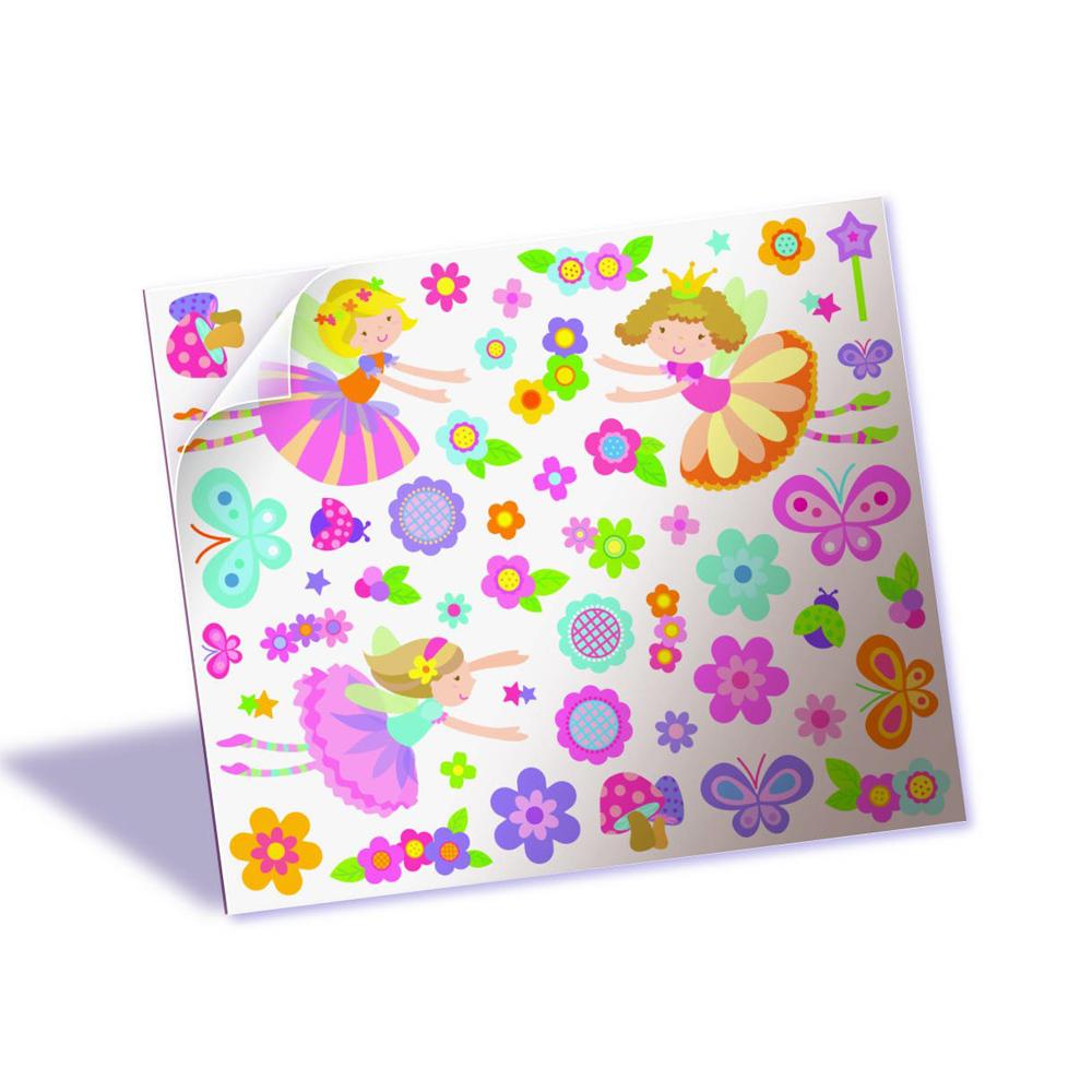 فور إم - تزيين صندوق المرآة الخشبي متعددة الألوان