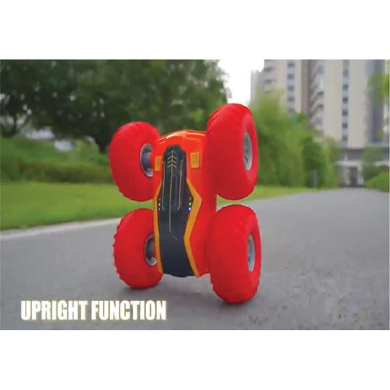 سام تويز - سيارة جيروسكوب ستانت المزدوجة بجهاز تحكم لون برتقالي