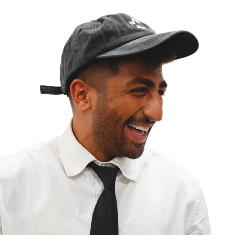 قبعة ترند لون رمادي