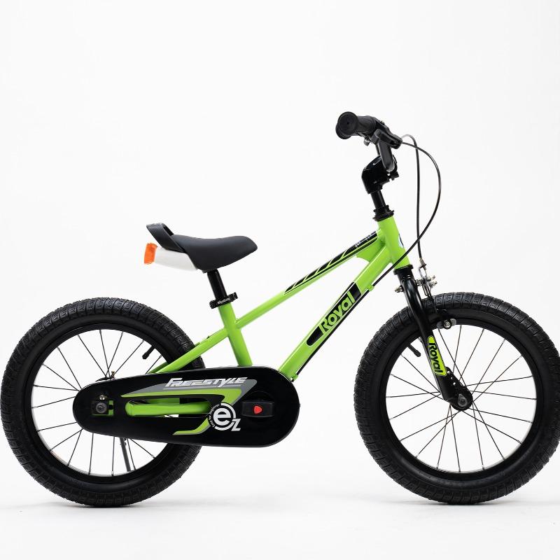 رويال بيبي - دراجة فري ستايل اي زي لون لايم قرين - 16 انش