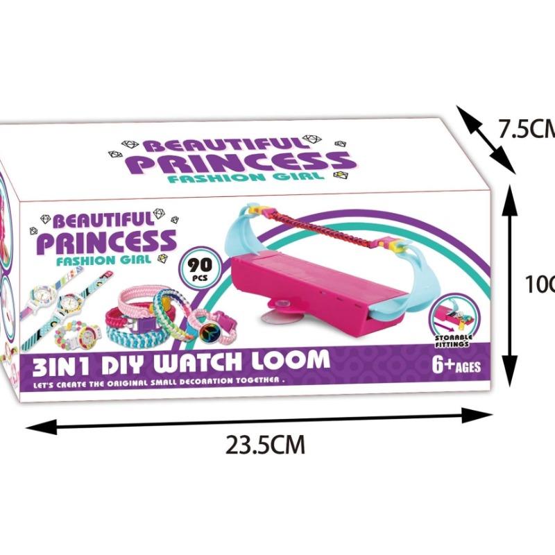 Girls Fashion Bracelet Making Kit 3 In 1 - 90 Pcs