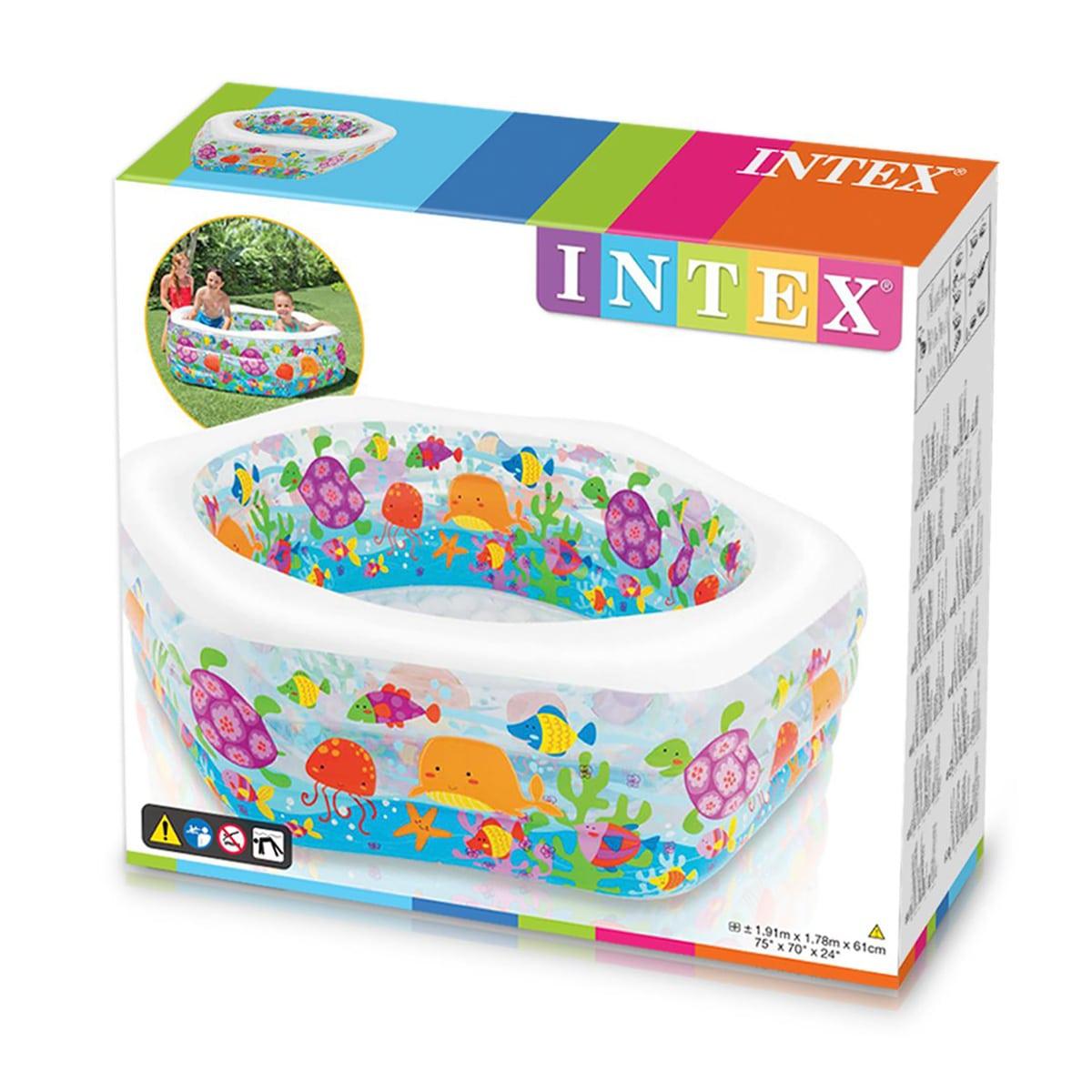Intex Swim Center Ocean Reef Inflatable Pool