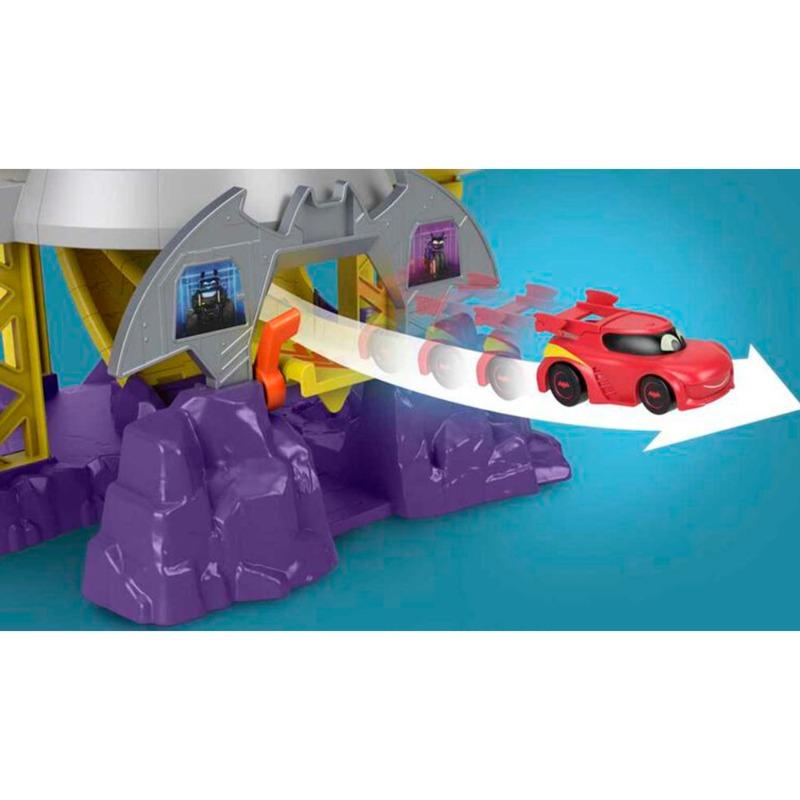 فيشر برايس - مجموعة لعب مسار سباق الوطواط مع أضواء وأصوات و سيارتين