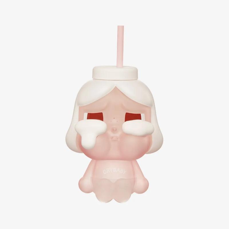 Pop Mart Crybaby Crying Again Series Plush Straw Cup