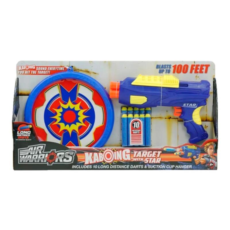 Air Warriors Kaboing Target And Star Dart Blaster Set