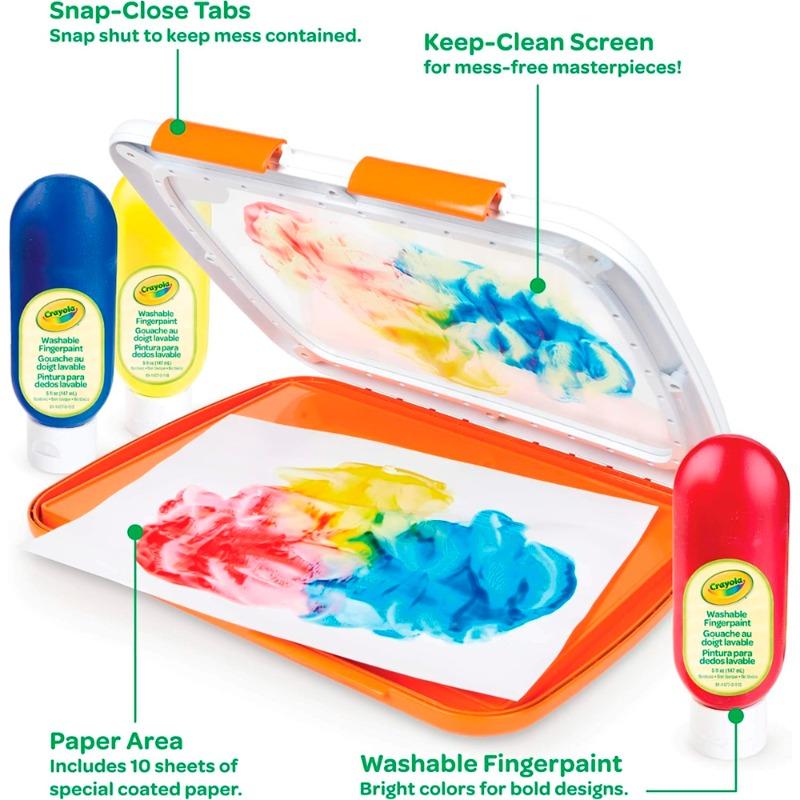 Crayola Easy Clean Finger Paint Station