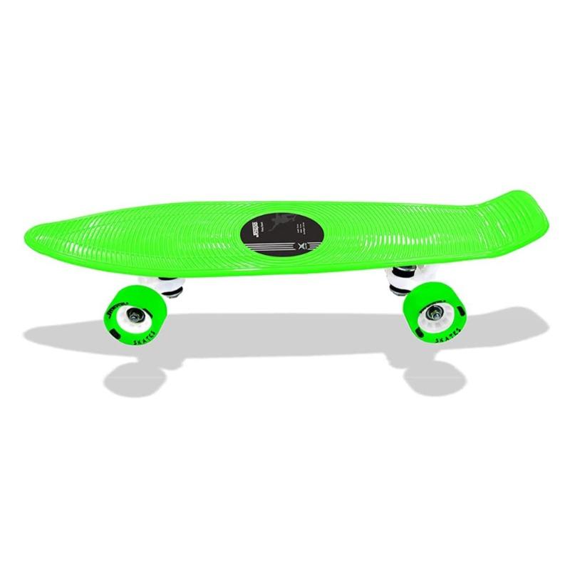 Japso Cruiser Longboard Complete Skateboard Cruiser Board Penny Board-Green