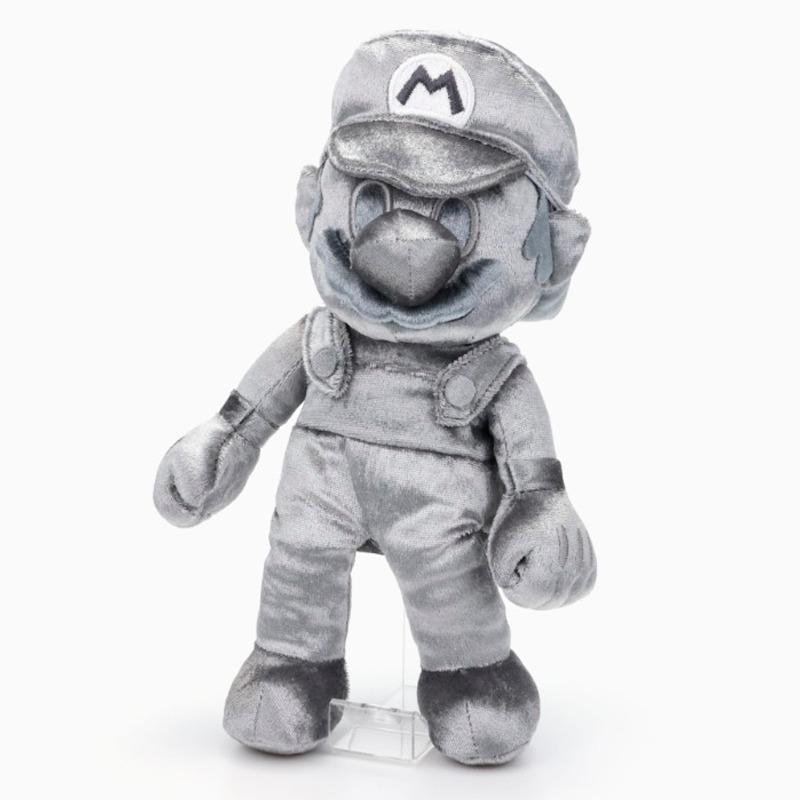 Sanei Super Mario Metal Mario Plush 9.5cm