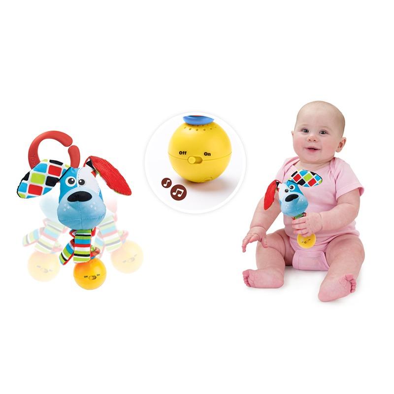 خشخيشة الجرو الظريف مع تأثيرات صوتية