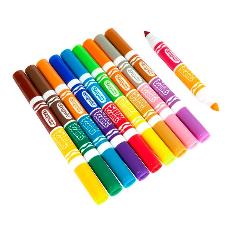 Crayola 10 CT Silly Scents Sweet Dual Ended Markers