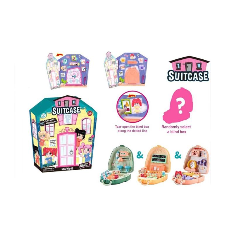 Mini Surprise House Playset with Suitcase
