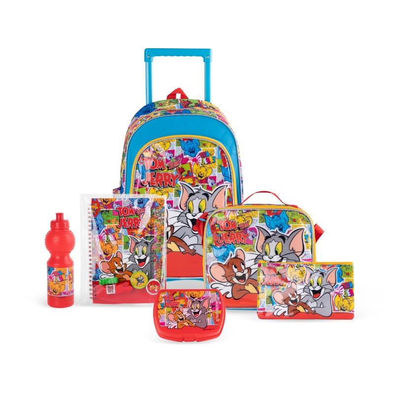Warner Bros 6in1 Trolley Backpack - Tom and Gerry