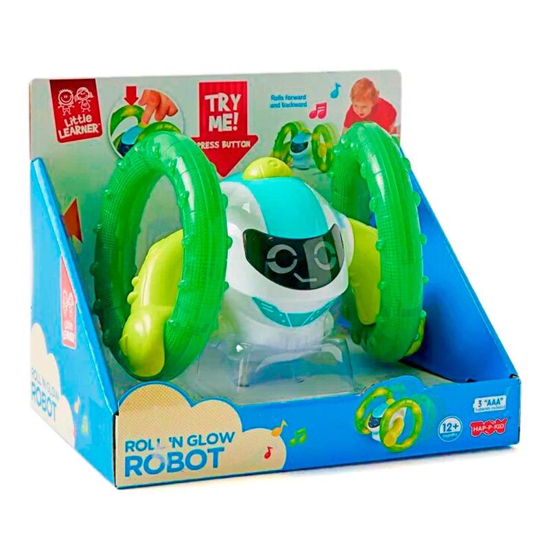 Little Learners Roll N Glow Robot