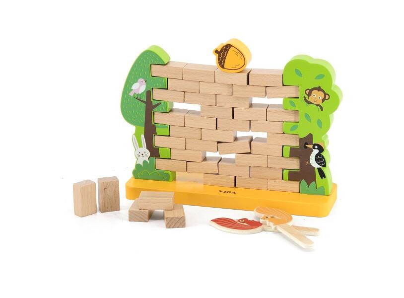 Viga Steady Squirrel Brick Balancing Game