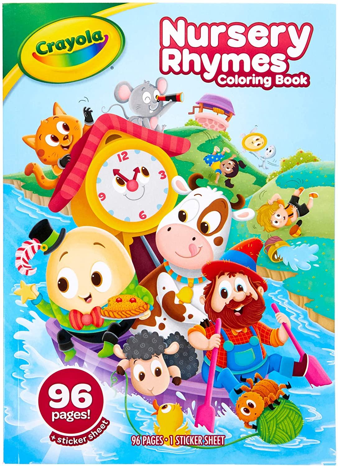 Crayola Nursery Rhymes Coloring Book - 96 Pages