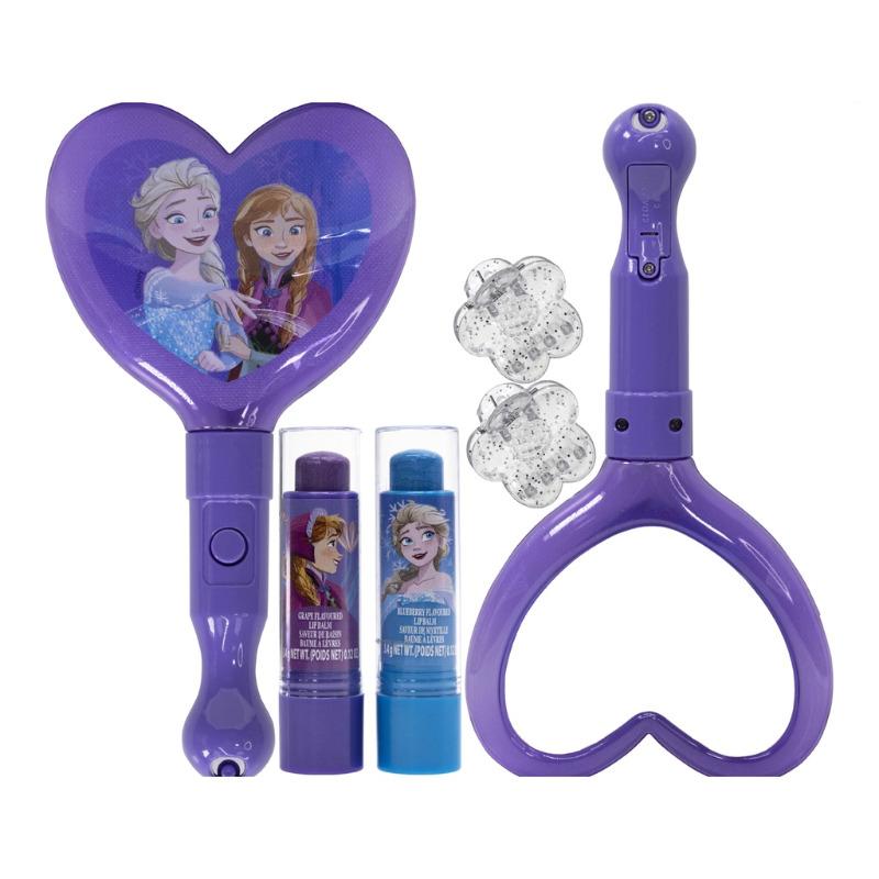 Townley Disney Frozen  Lip Balm With Light Up Mirror Set
