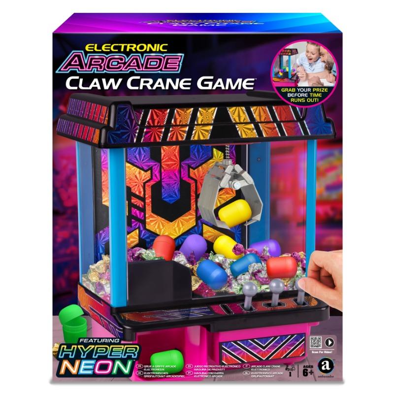 Merchant Ambassador Electronic Arcade Claw Crane Game Black Series