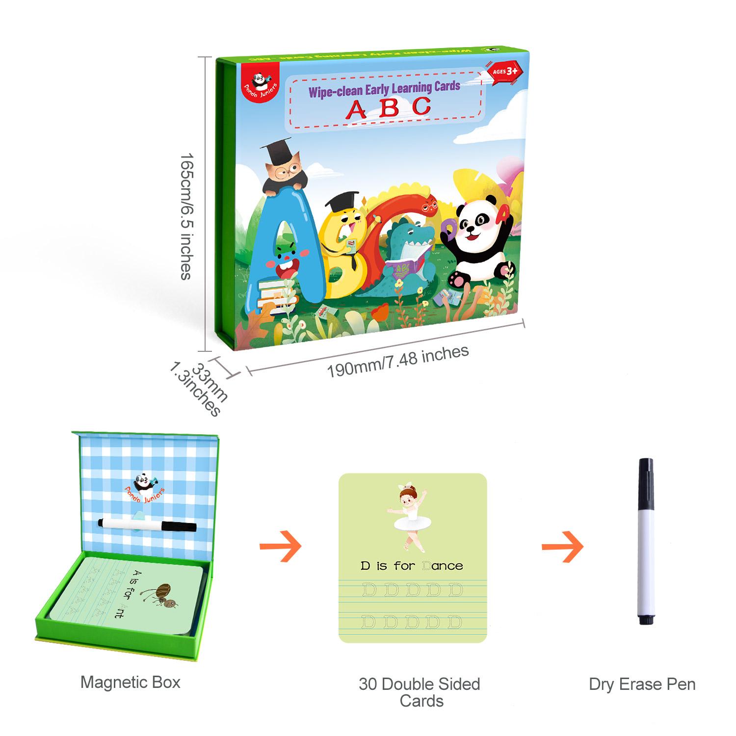 Wiple Clean Early Learning Cards - ABC
