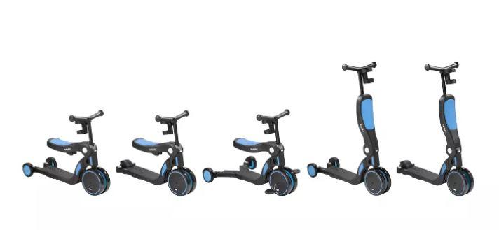 Larktale Scoobi 5-in-1 Convertible Scooter - Blue