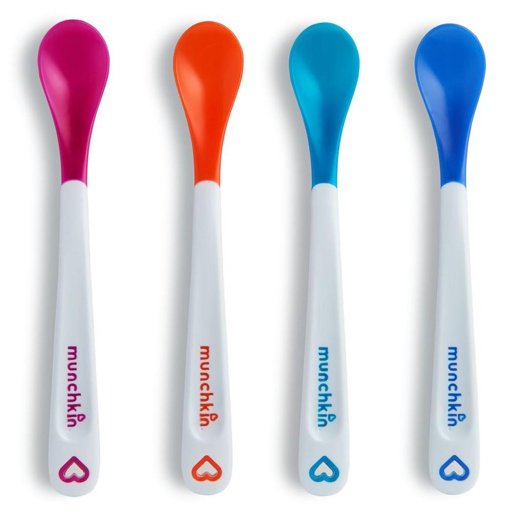 Munchkin White Hot Infant Safety Spoons 4 Pcs
