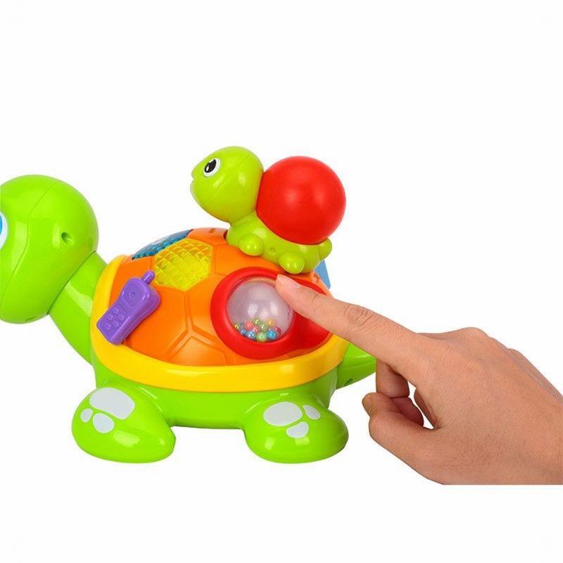 هولا - مجموعة السلحفاة التفاعلية مع الأصوات والاضواء