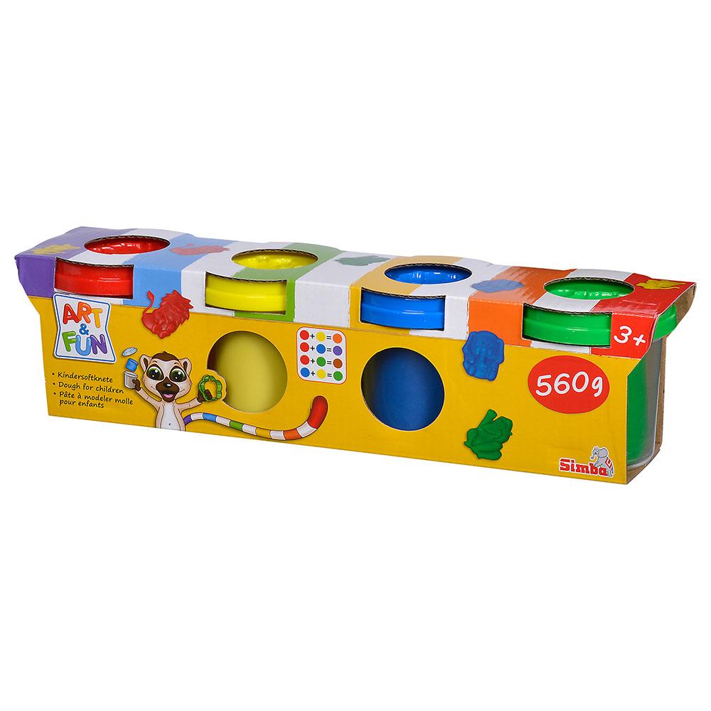 Simba Art and Fun Soft Dough 4 colors