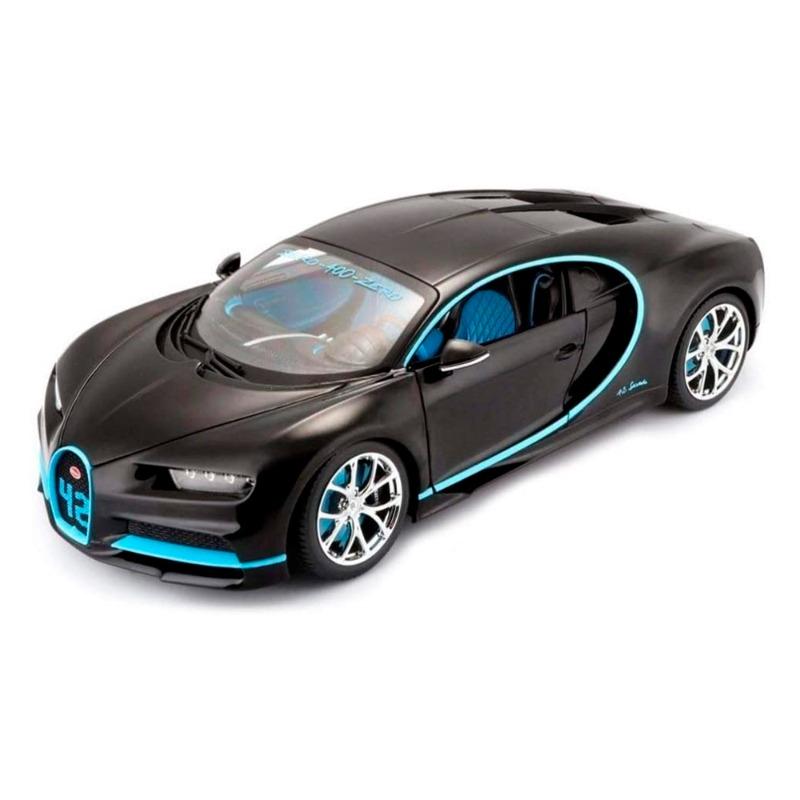 بوراجو - سيارة بوجاتي داي كاست لون أسود وأزرق