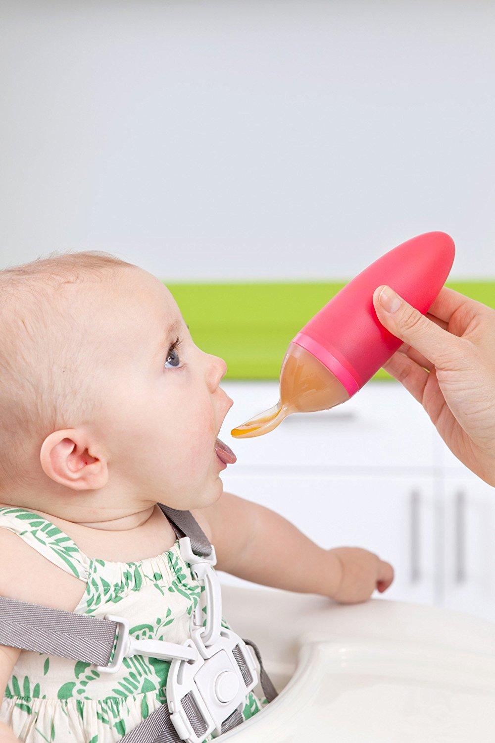 بون - ملعقة سيليكون لون وردي