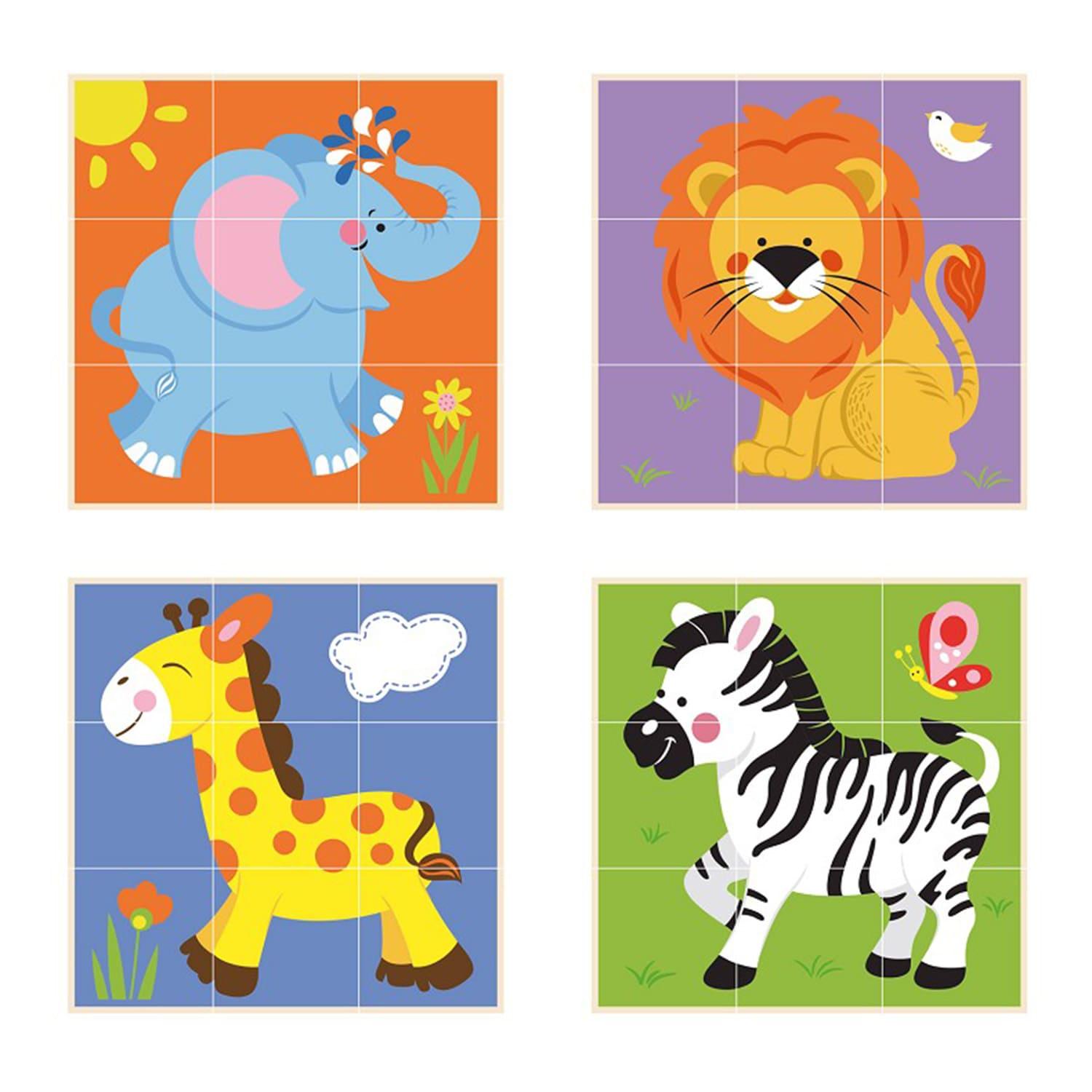 فيجا - مكعبات تكوين أشكال الحيوانات