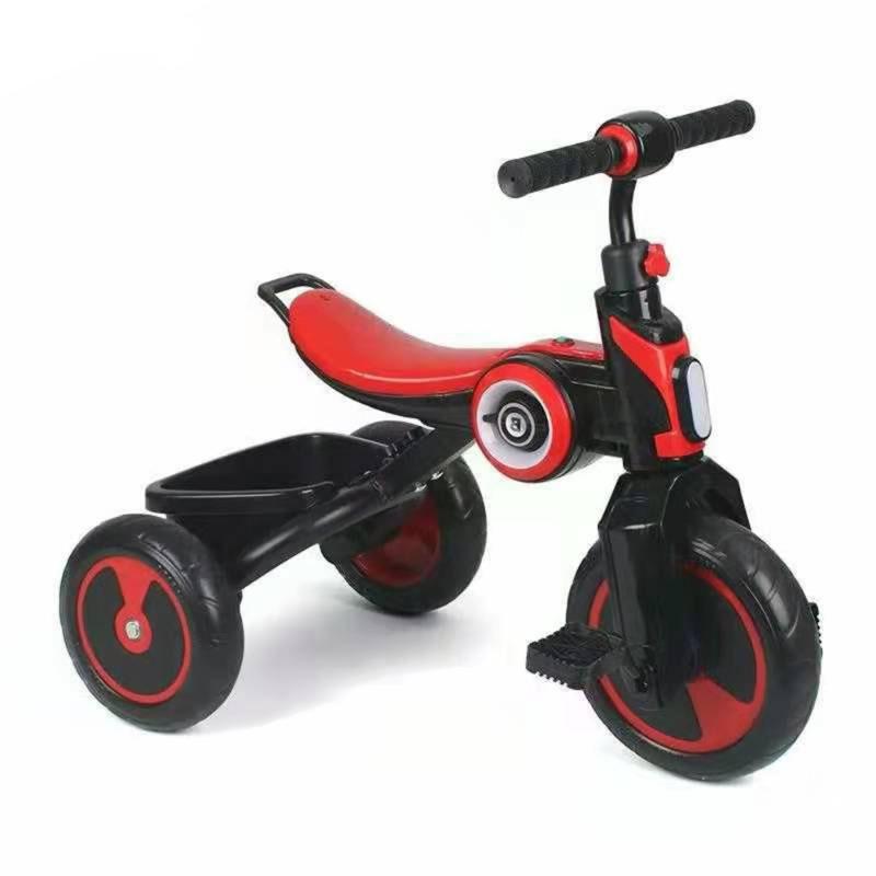 دراجة ثلاثية للأطفال بعجلات ايفا – أحمر