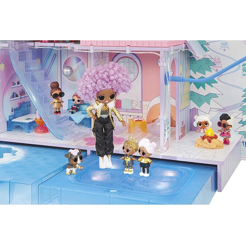 لول سربرايز - بيت دمى خشبي وينتر تشيل كابين