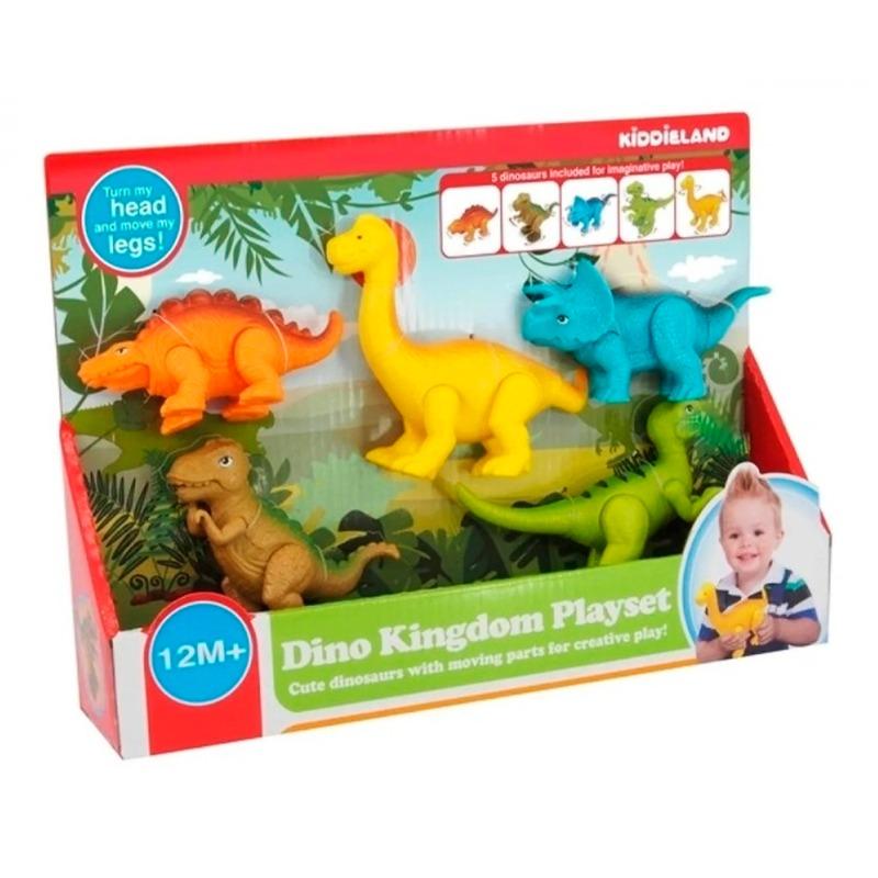 كيدي لاند - مجموعة لعب حيوانات الديناصورات