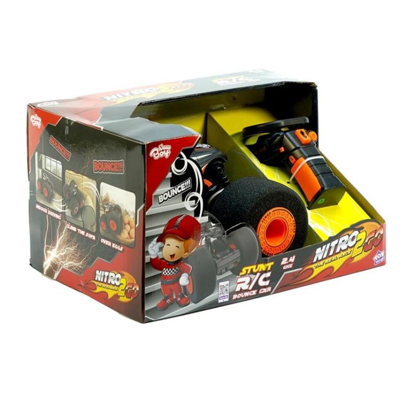 Nitro2Go RC Stunt Bounce Car - Orange