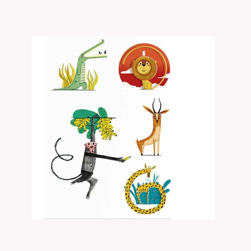 Londji - Jungle Tattoos For Kids 10Pcs