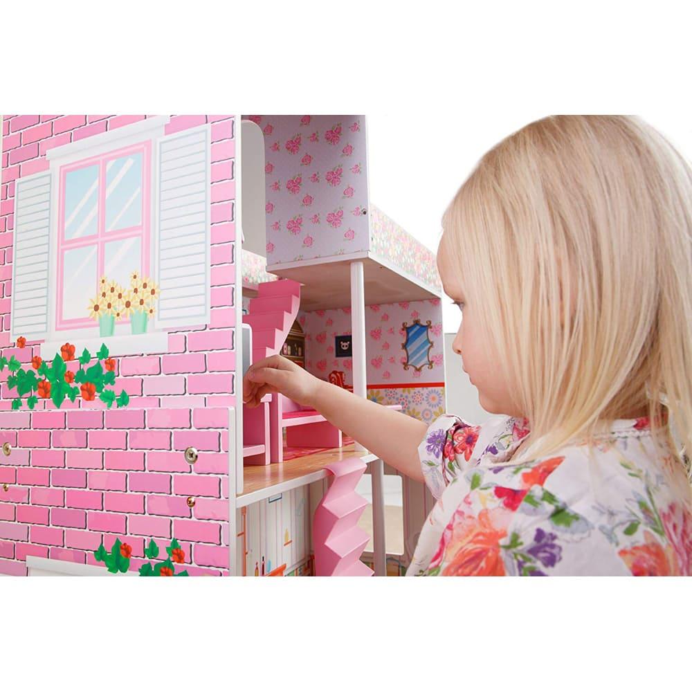 بيت الدمي الخشبية