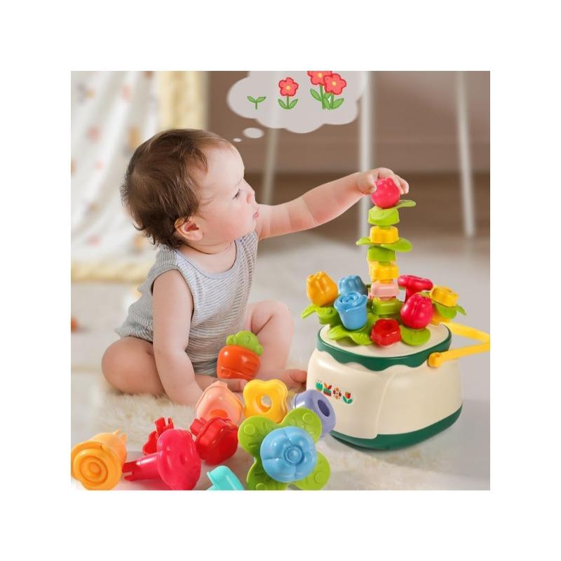 Huanger Planting Flower Garden Building Toys For Baby