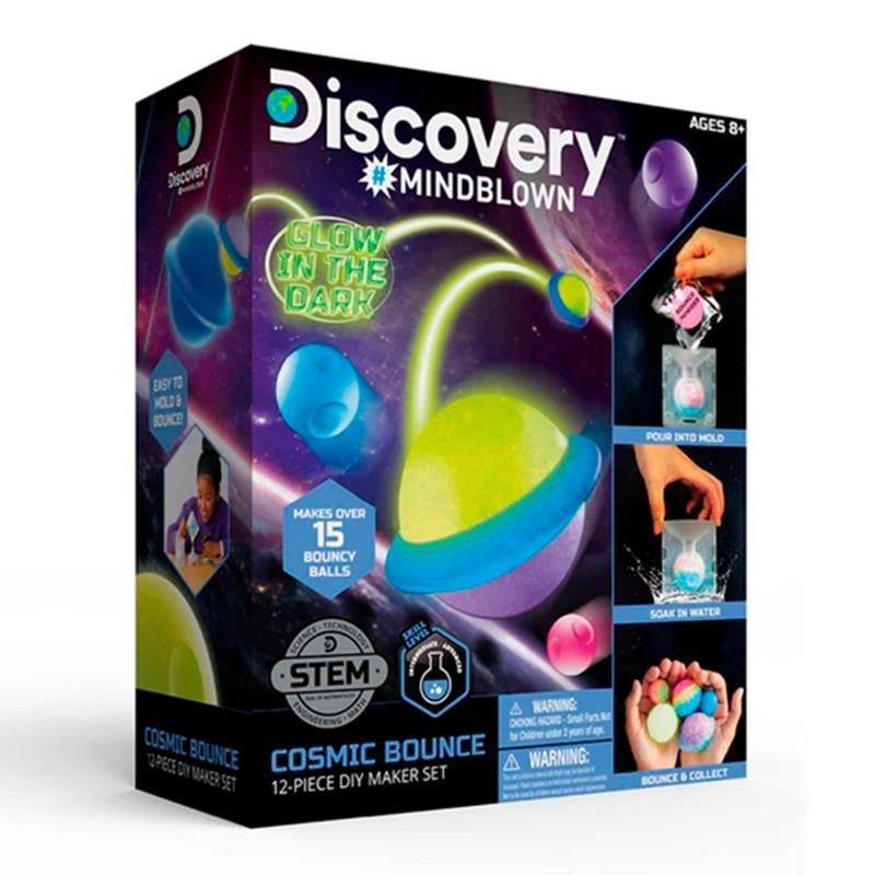 ديسكفري - مجموعة كوزميك باونس المضيئة في الظلام 12 قطعة