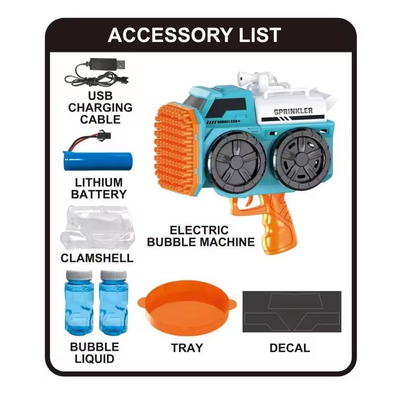 Bubble Machine Gun - Blue