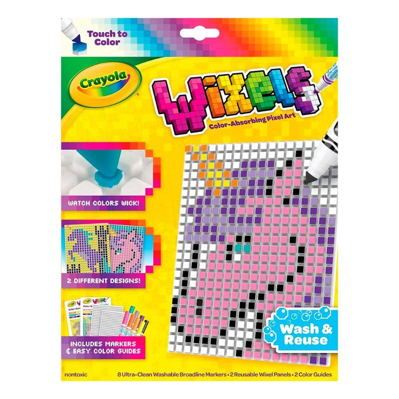 Crayola Wixels Unicorn Activity Kit, Pixel Art Coloring Set