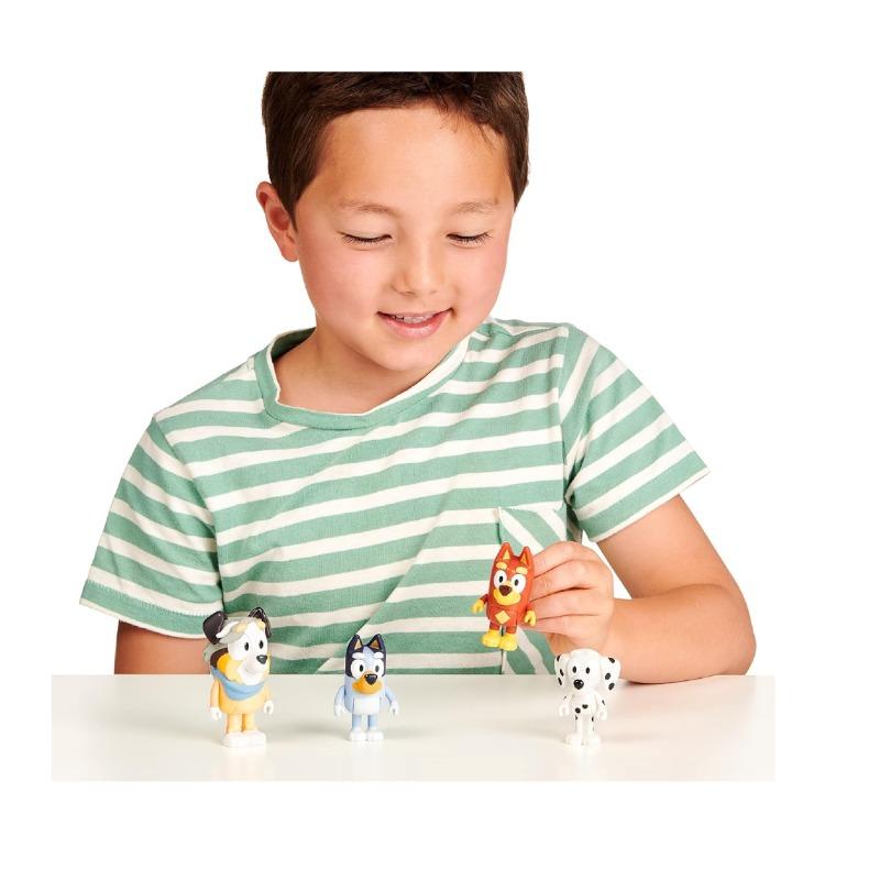 Bluey and Friends Poseable School 4-pack