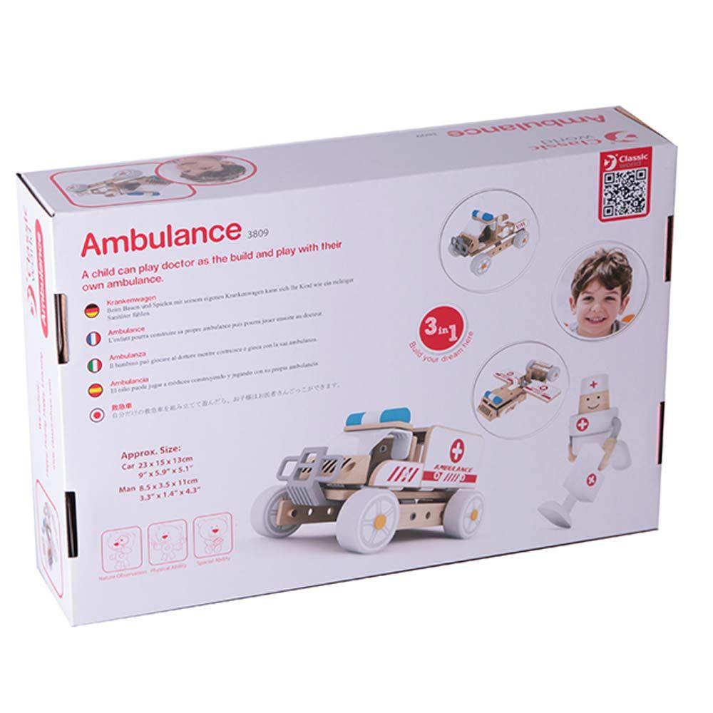 Classic World Ambulance Car 3 In 1