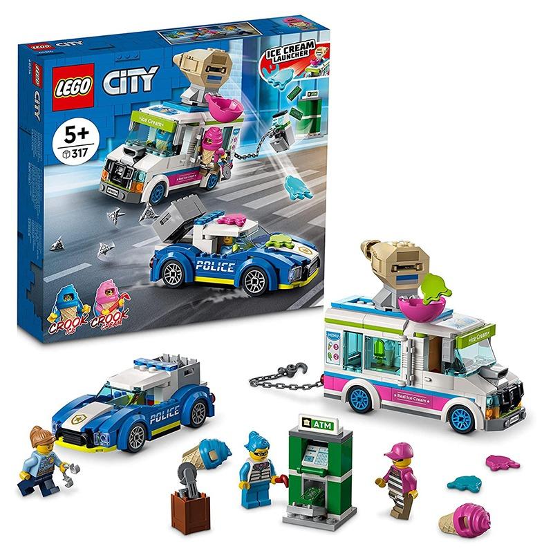 Lego City Ice Cream Truck Police Chase