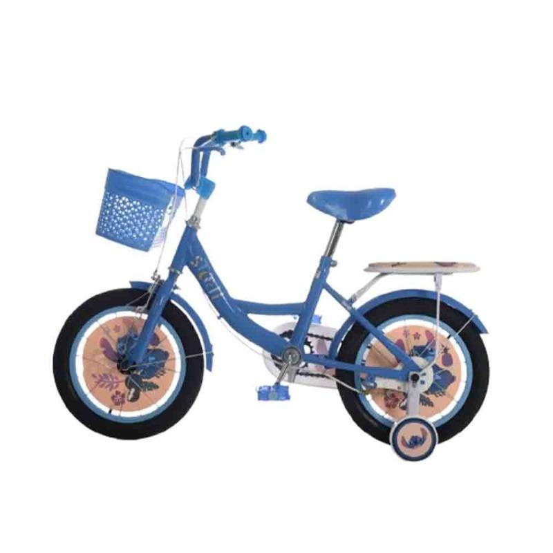 Disney Stitch 12-inch Kids Bicycle with Training Wheels