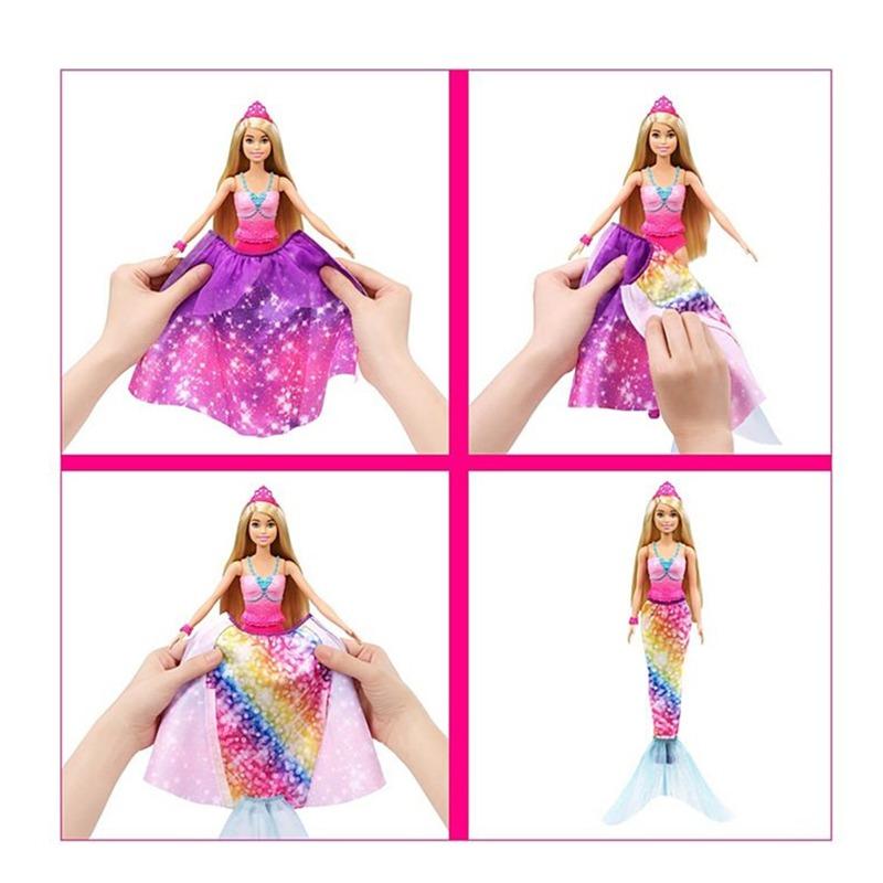 Barbie Dreamtopia Princess to Mermaid Fashion Transformation Doll