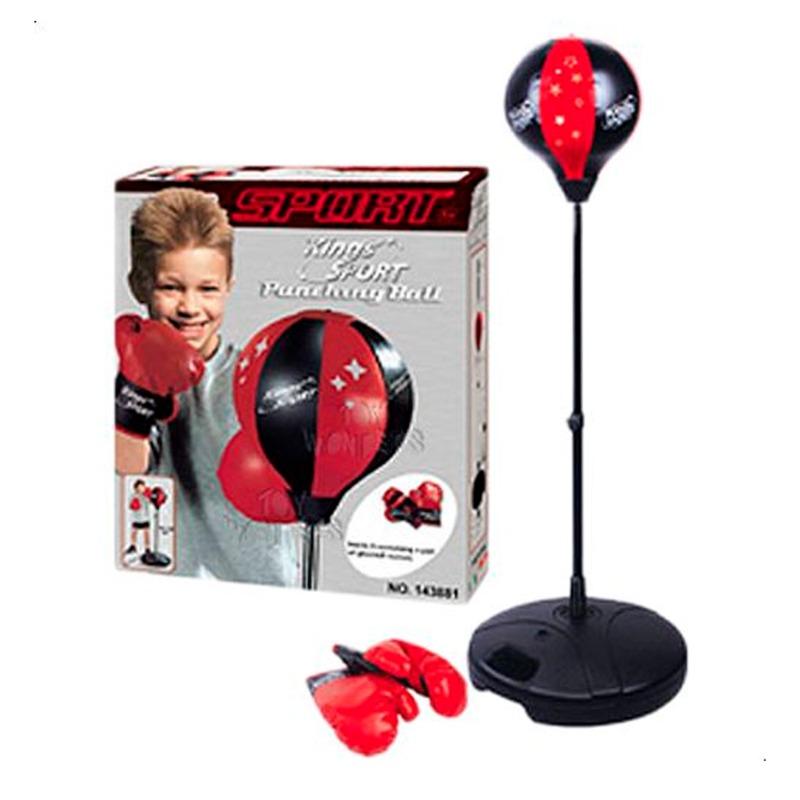 Kings Sport Boxing Punching Bag With Gloves Punching Ball 124cm