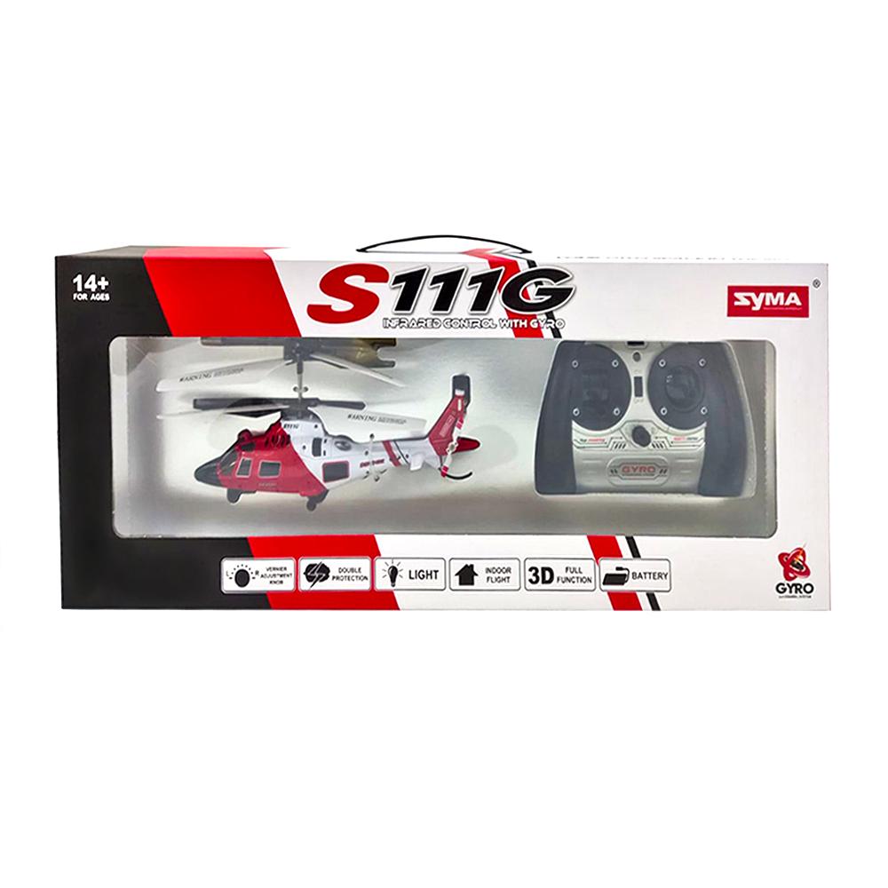 Syma - Channel Helicopter-Red and White RC